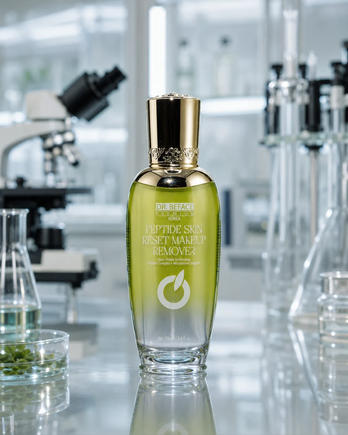 Bottle front view