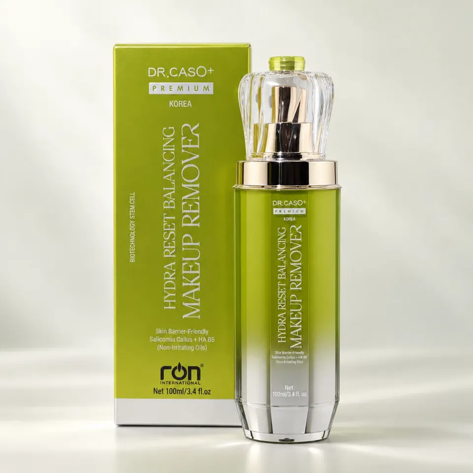 Nước tẩy trang DR.CASO+ 100 ml — chai và hộp